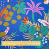 Printed Cotton PAPAGAIOS Ultramarine / Tawny Multicolored